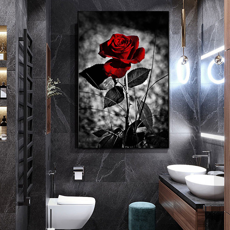 Modern Painting Art Rose Flower Poster Wall Art Picture Canvas Painting The Artful Oracle