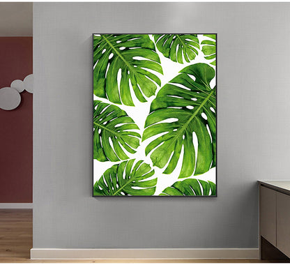 Home Decor Green Plant Canvas Painting The Artful Oracle