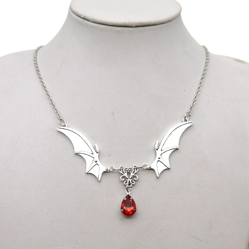 Vampire Bat Wings Necklace Gothic Witchcraft Jewelry The Artful Oracle