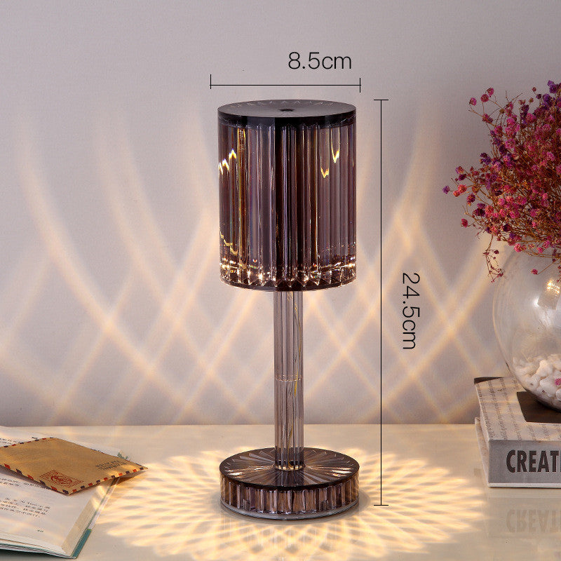 New Crystal Table Lamp Hotel Decoration Diamond Romantic Warm Led For Home Decor Romantic Gift Night Light The Artful Oracle