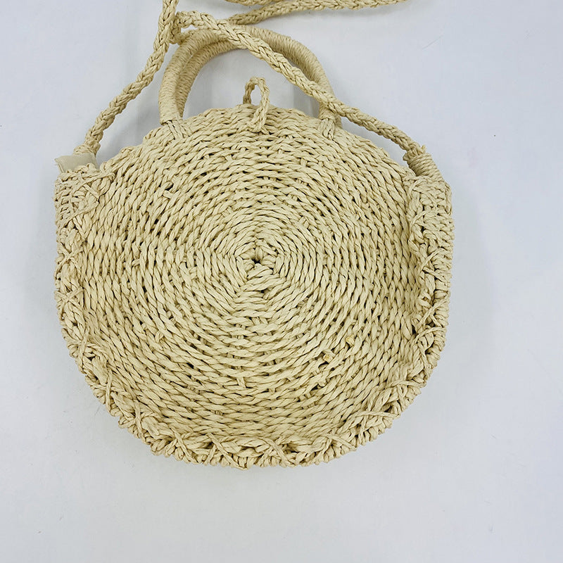 Ins Style Shell Retro Large Capacity Women's Straw Bag The Artful Oracle