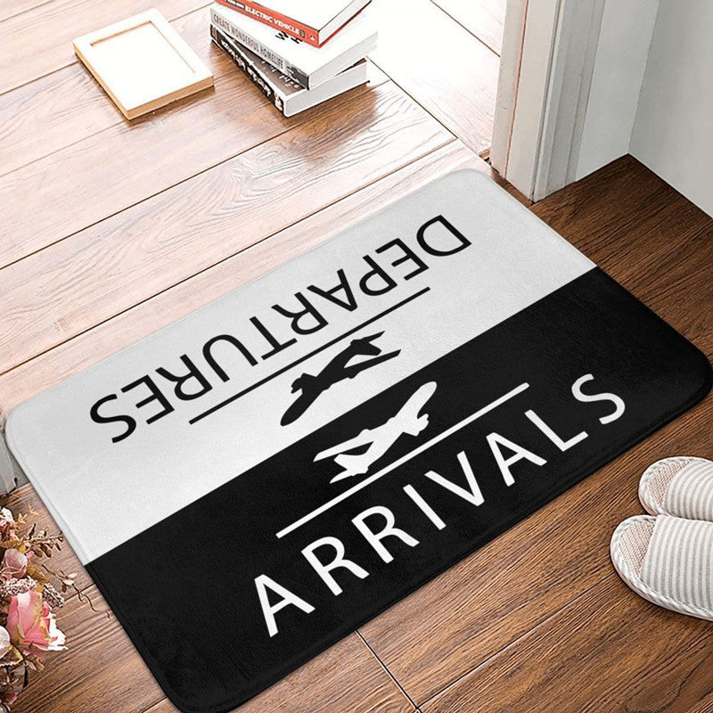 Nordic Simple Aircraft Indicating Non-slip Sponge Floor Mat The Artful Oracle