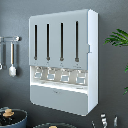 Wall Storage Multifunctional Seasoning Box Without Punching The Artful Oracle