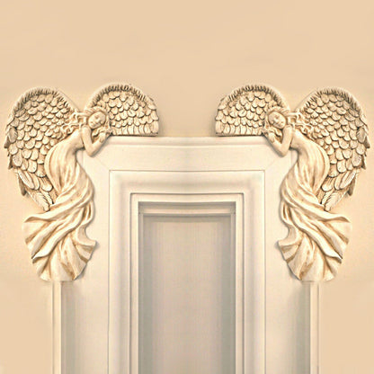 Door Frame Angel Wings Sculpture Resin Crafts The Artful Oracle