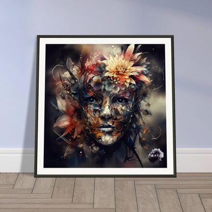 Petal Sprite: The Flower Nymph - Premium Matte Paper Wooden Framed Poster Gelato