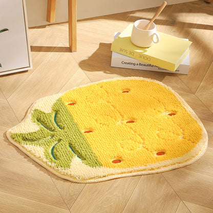 Ins Shaped Carpet Fruit Floor Mat Absorbs Water And Prevents Slipping The Artful Oracle