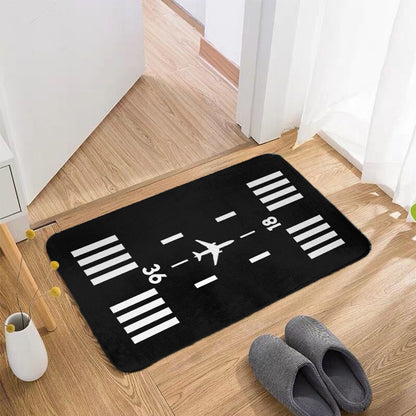 Nordic Simple Aircraft Indicating Non-slip Sponge Floor Mat The Artful Oracle