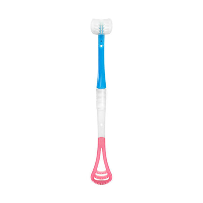 Baby Toothbrush Multi-function Tongue Coating Brush Silicone 3d Material The Artful Oracle