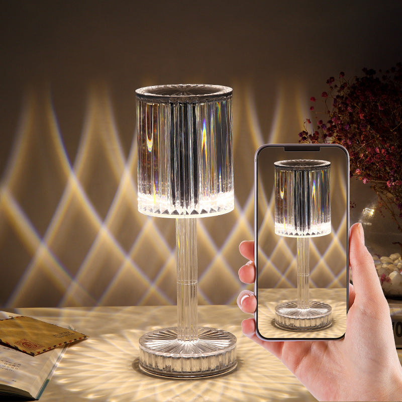 New Crystal Table Lamp Hotel Decoration Diamond Romantic Warm Led For Home Decor Romantic Gift Night Light The Artful Oracle