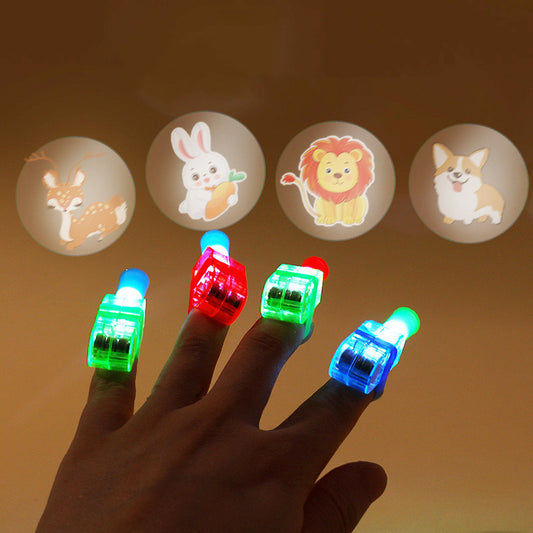 Cartoon Finger Projection Lamp Luminous Toy The Artful Oracle