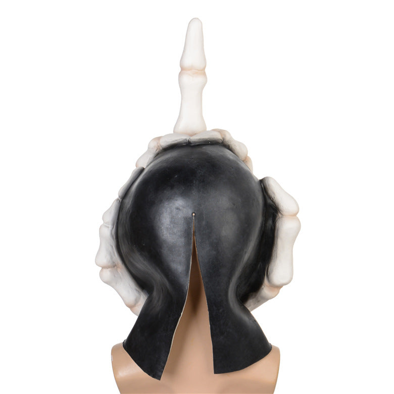 Latex Middle Finger Mask – Full Head Funny Mask For Halloween, Parties, Pranks