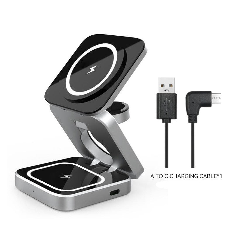 Three In One Desktop Wireless Charging Bracket The Artful Oracle