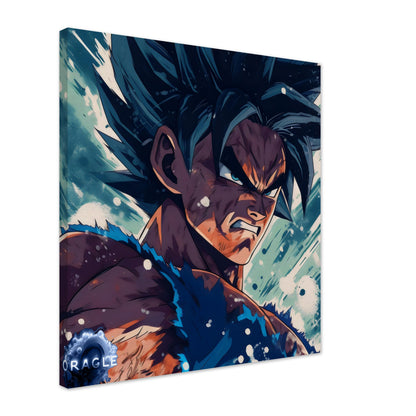 Angry Goku - Aluminum Print Gelato