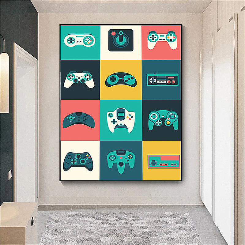 Creative Home Decor Game Controller Canvas Painting The Artful Oracle