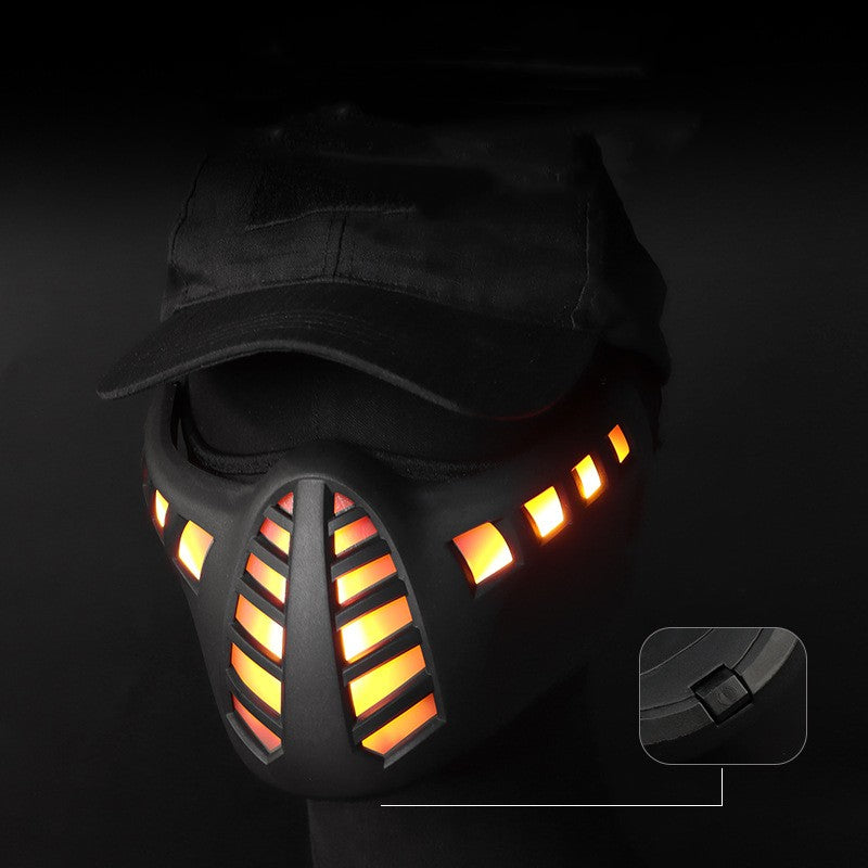 Halloween Carnival LED Half Face Mask The Artful Oracle