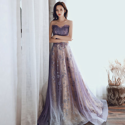 The Banquet Evening Dress Is Purple Dreamy And Long The Artful Oracle