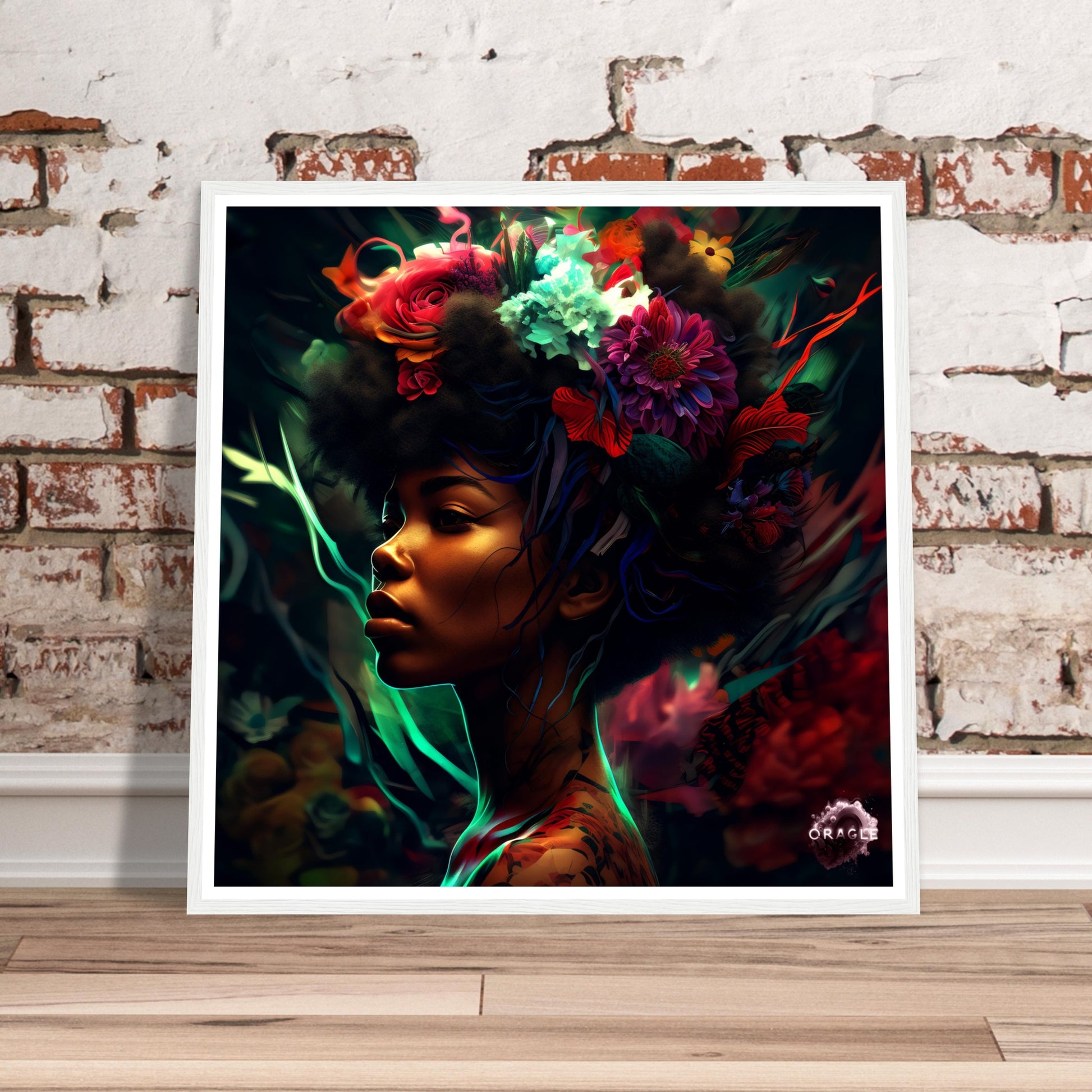 Mystic Noir - Premium Matte Paper Wooden Framed Poster Gelato