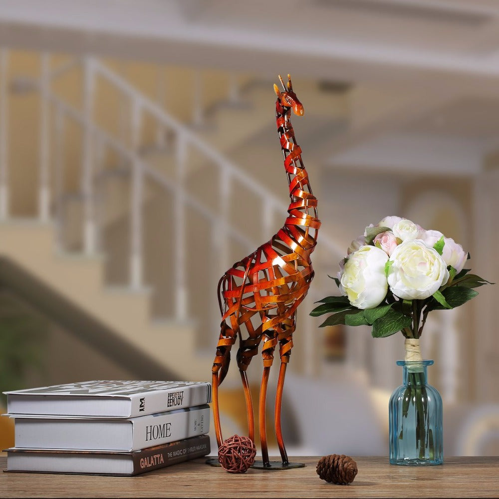 Bionic Creative Iron Craft Giraffe Ornaments The Artful Oracle