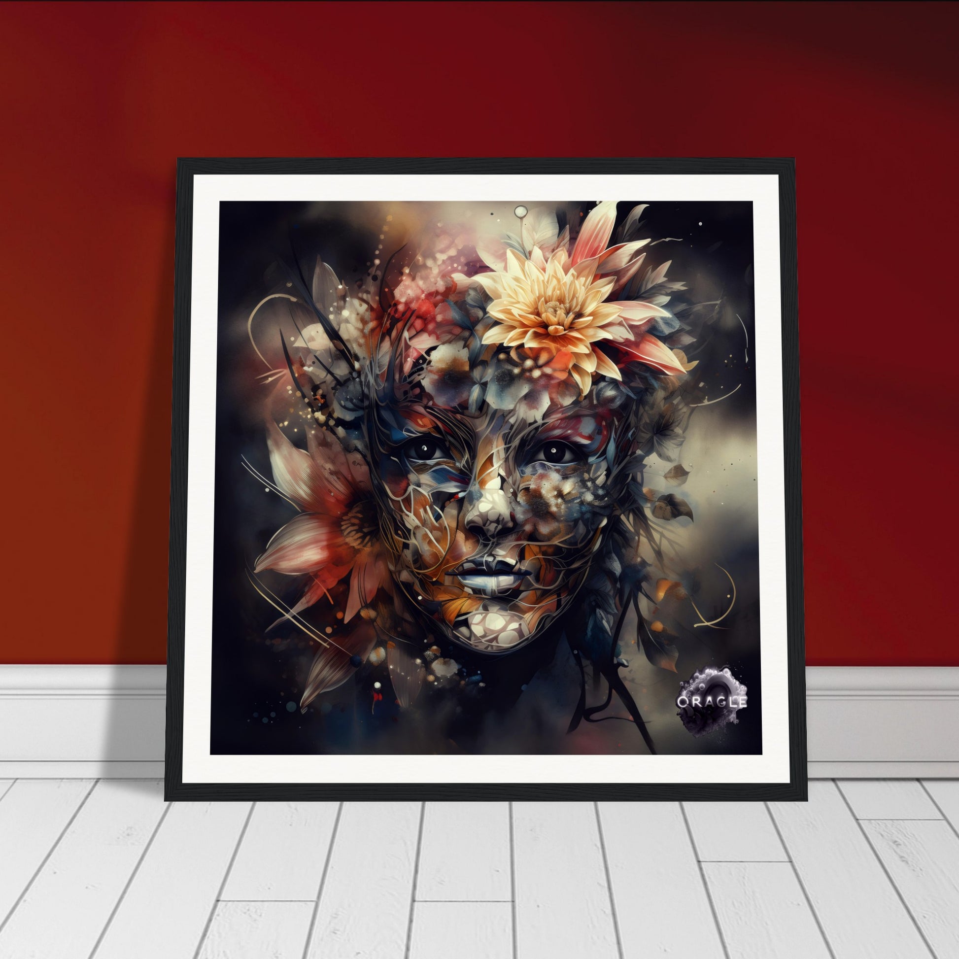 Petal Sprite: The Flower Nymph - Premium Matte Paper Wooden Framed Poster Gelato