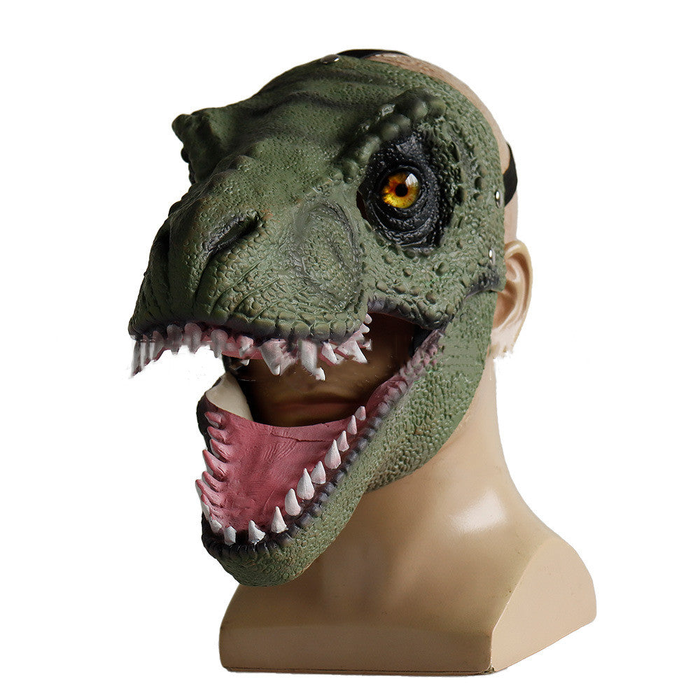 Dinosaur Moving Mouth Latex Mask Headgear Halloween Party Cos Props The Artful Oracle