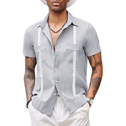 Men's Shirt Casual Short Sleeved The Artful Oracle