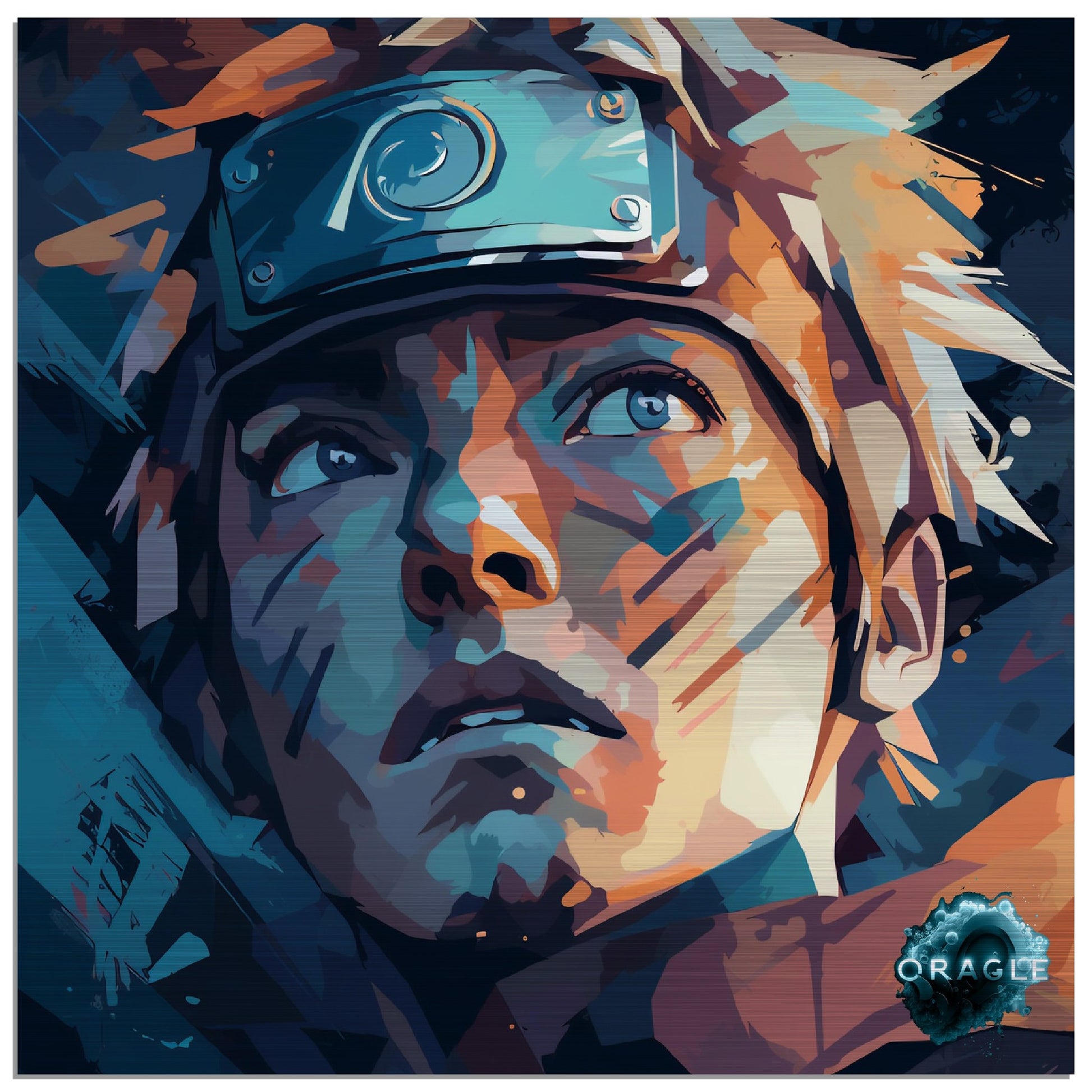 Naruto - Brushed Aluminum Print Gelato