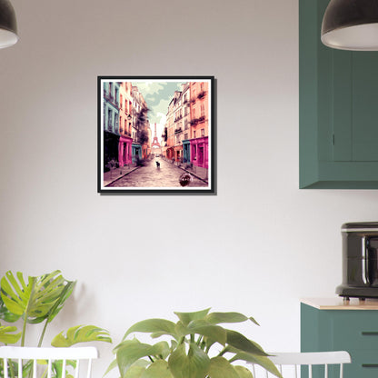 Osiris in Paris - Premium Matte Paper Wooden Framed Poster Gelato