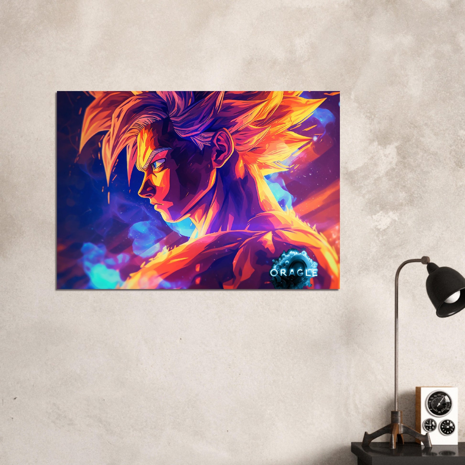 Goku Orange Saiyan - Aluminum Print Gelato