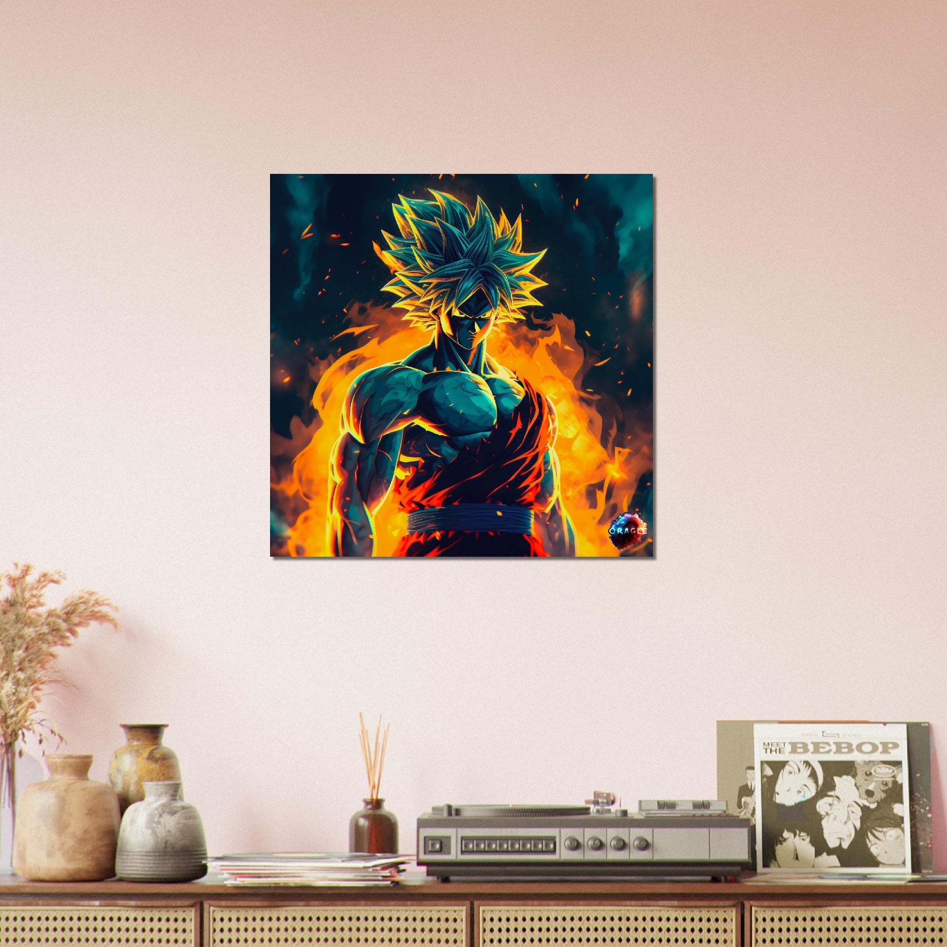 Goku Saiyan Aura - Aluminum Print Gelato