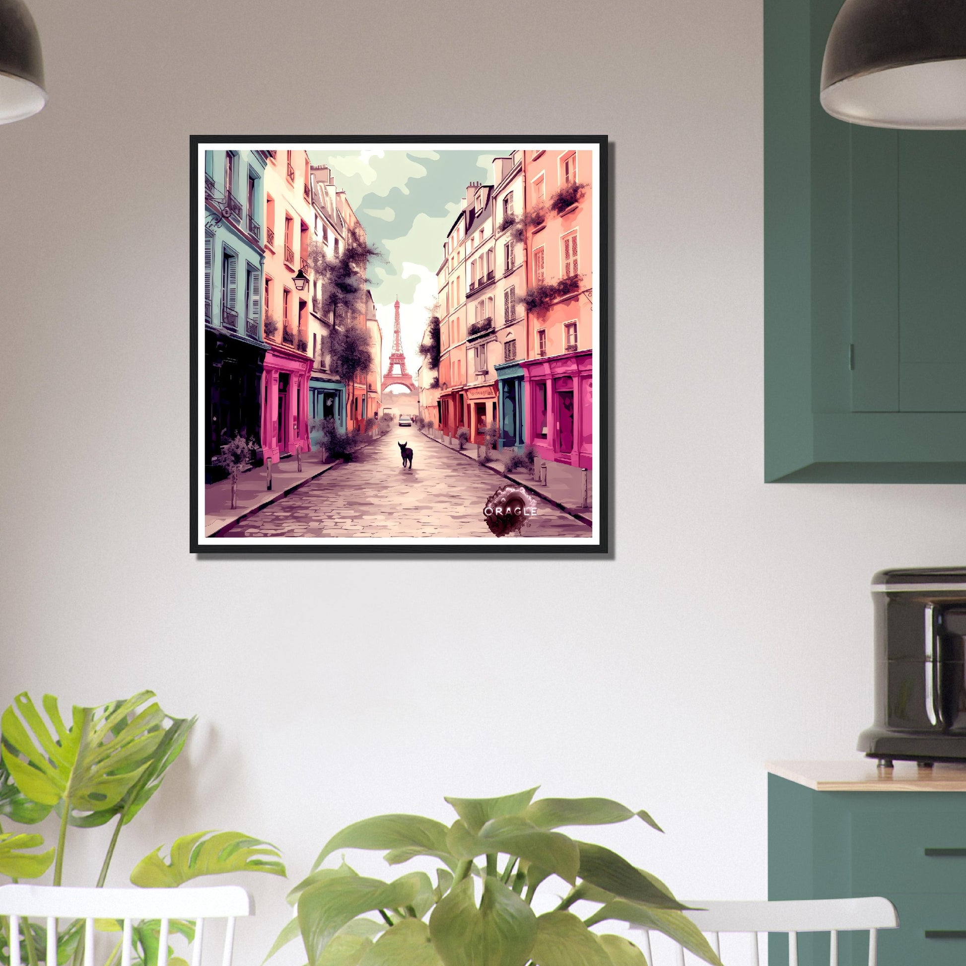 Osiris in Paris - Premium Matte Paper Wooden Framed Poster Gelato