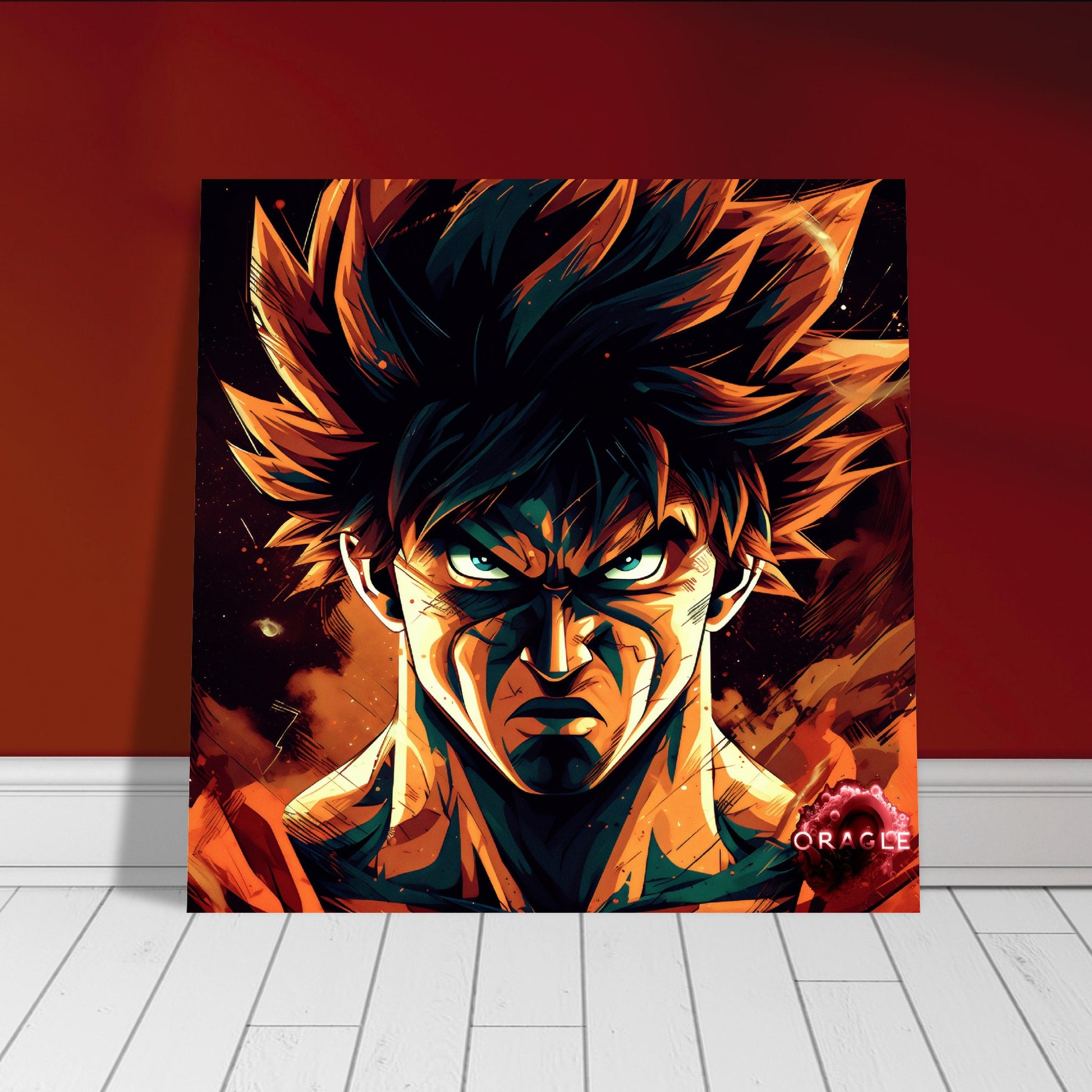 Goku Angry - Aluminum Print Gelato