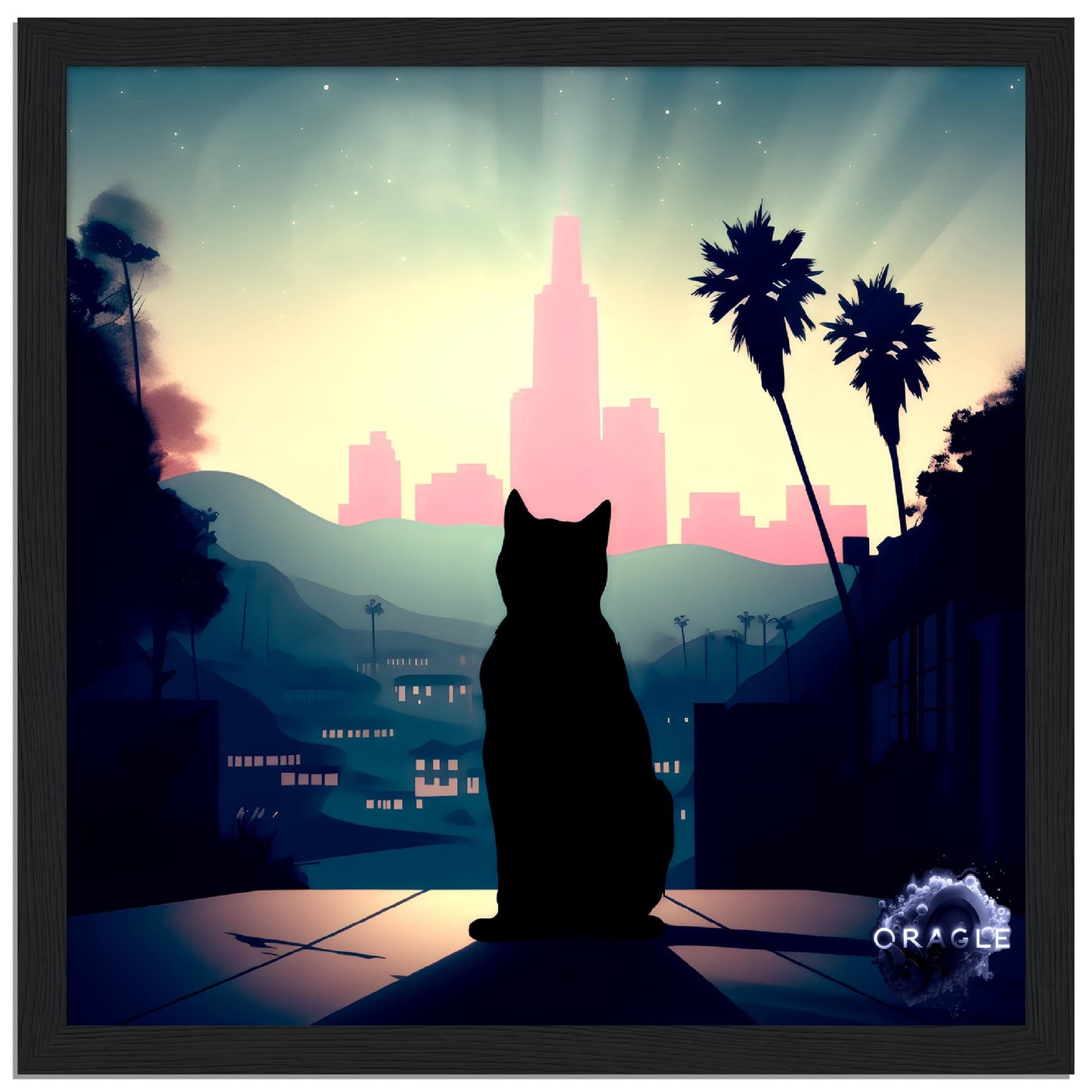 Osiris in Hollywood - Premium Matte Paper Wooden Framed Poster Gelato