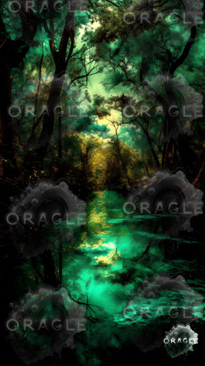 Enchanted Woodlands: A Forest Wallpaper Collection The Artful Oracle