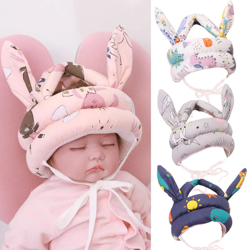 1-3T Toddler Baby Head Protector Safety Pad Cushion Back Prevent Injured Angel Bee Cartoon Security Pillows Protective Headgear