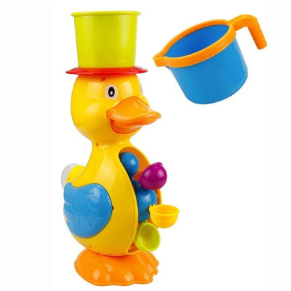 Kids Shower Bath Toys Cute Yellow Duck Waterwheel Elephant Toys Baby Faucet Bathing Water Spray Tool Dabbling Toy Baby Toys